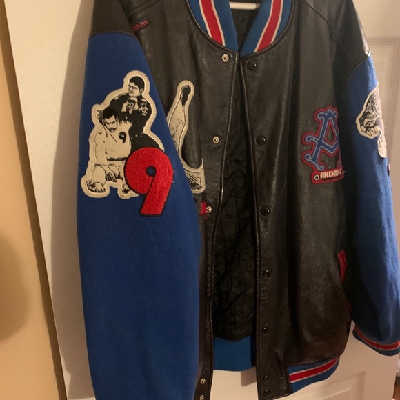Akademiks stadium jacket. Very rare. Blue - Picture 2 of 9